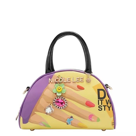 Nicole Lee USA Nail Polish Mini Dome Handbag - Picture 1 of 12